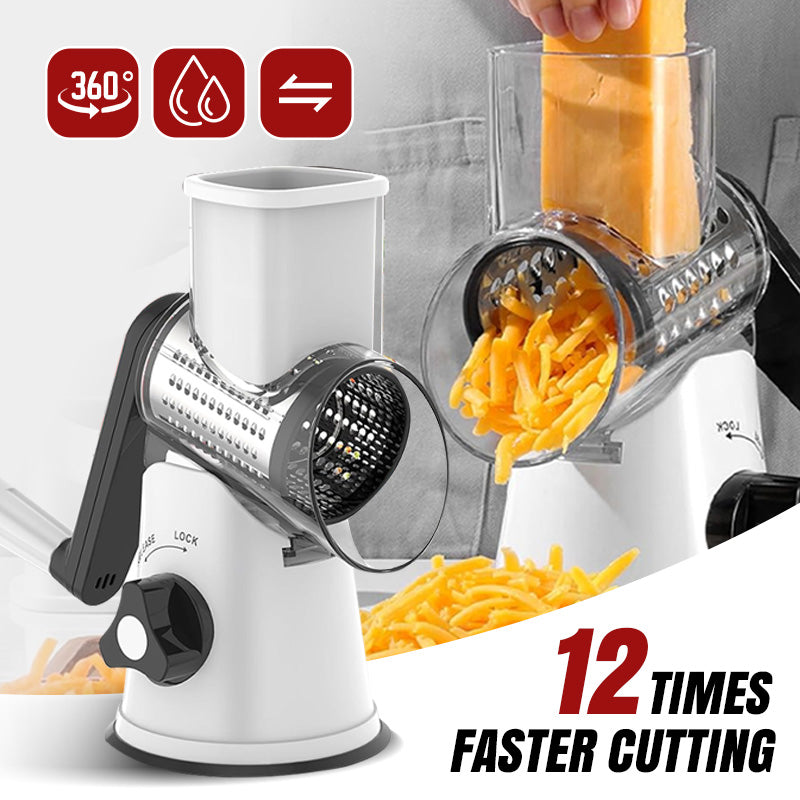 Manual Rotary Grater And Chopper For Easy Slicing And Shredding