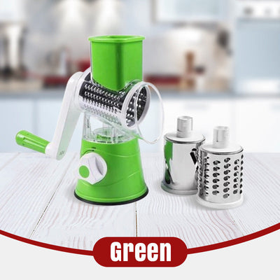Manual Rotary Grater And Chopper For Easy Slicing And Shredding
