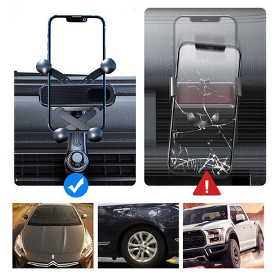 Universal Car Phone Mount Air Vent Holder 360 Degree Rotation