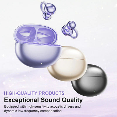 Ear Clip Bluetooth Headphones Wireless Lightweight Music Earphones