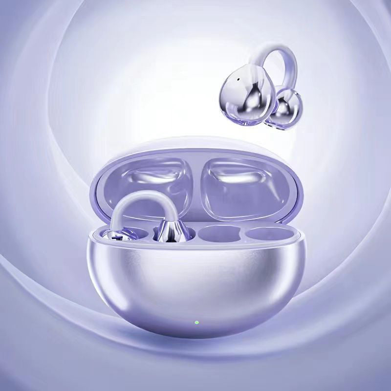 Ear Clip Bluetooth Headphones Wireless Lightweight Music Earphones