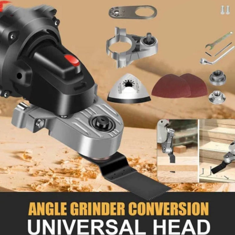 Angle Grinder Converter Set With Flexible Universal Joint Attachment