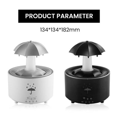 7 Color Rotating Raindrop Aromatherapy Humidifier For Home