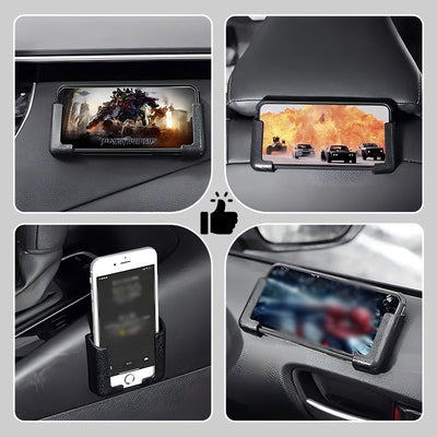 Multi-functional Sticky Car Phone Holder For Dashboard And Windshield