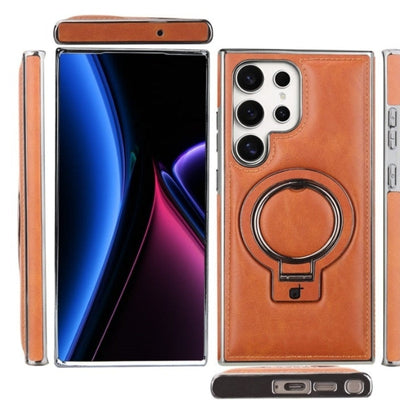 Magnetic Phone Case For Samsung With Retro Style Stand