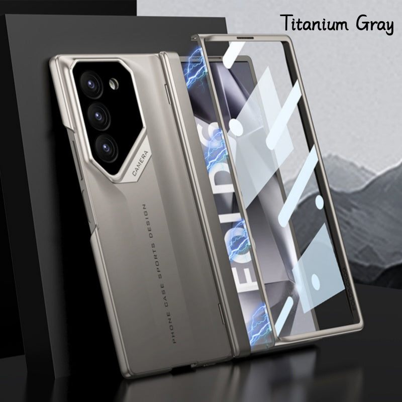 Magnetic Folding Phone Case With Integrated Shell Film Design