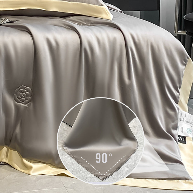 4-Piece Summer Quilt Set Lightweight Breathable Bedding Collection