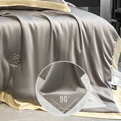 4-Piece Summer Quilt Set Lightweight Breathable Bedding Collection