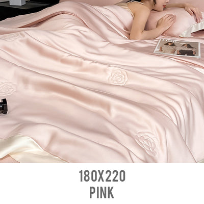 4-Piece Summer Quilt Set Lightweight Breathable Bedding Collection