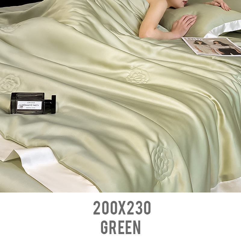 4-Piece Summer Quilt Set Lightweight Breathable Bedding Collection