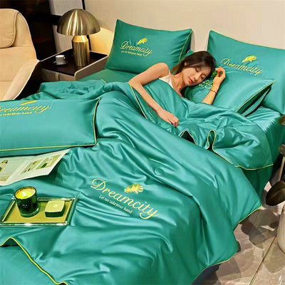 Summer Ice Silk Quilt Lightweight Breathable Cooling Comfort