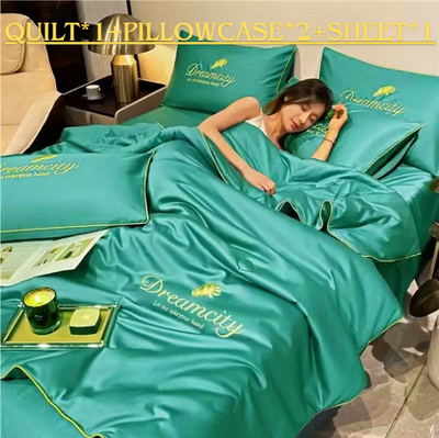 Summer Ice Silk Quilt Lightweight Breathable Cooling Comfort