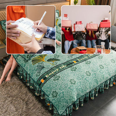Moisture-Wicking Bed Sheet Set 4-Piece Double-Sided Warmth