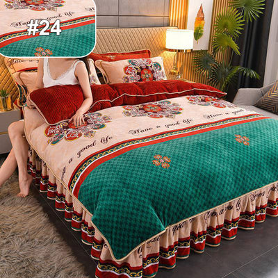 Moisture-Wicking Bed Sheet Set 4-Piece Double-Sided Warmth