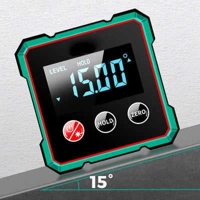 Digital Angle Finder With Magnetic Base And Electronic Laser Measurement