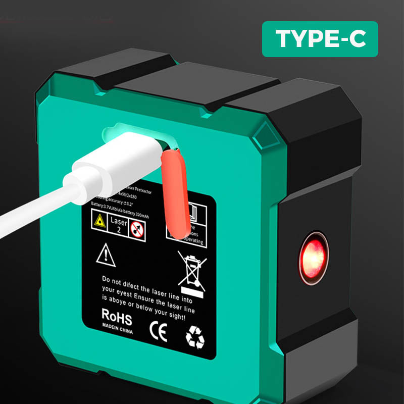 Digital Angle Finder With Magnetic Base And Electronic Laser Measurement