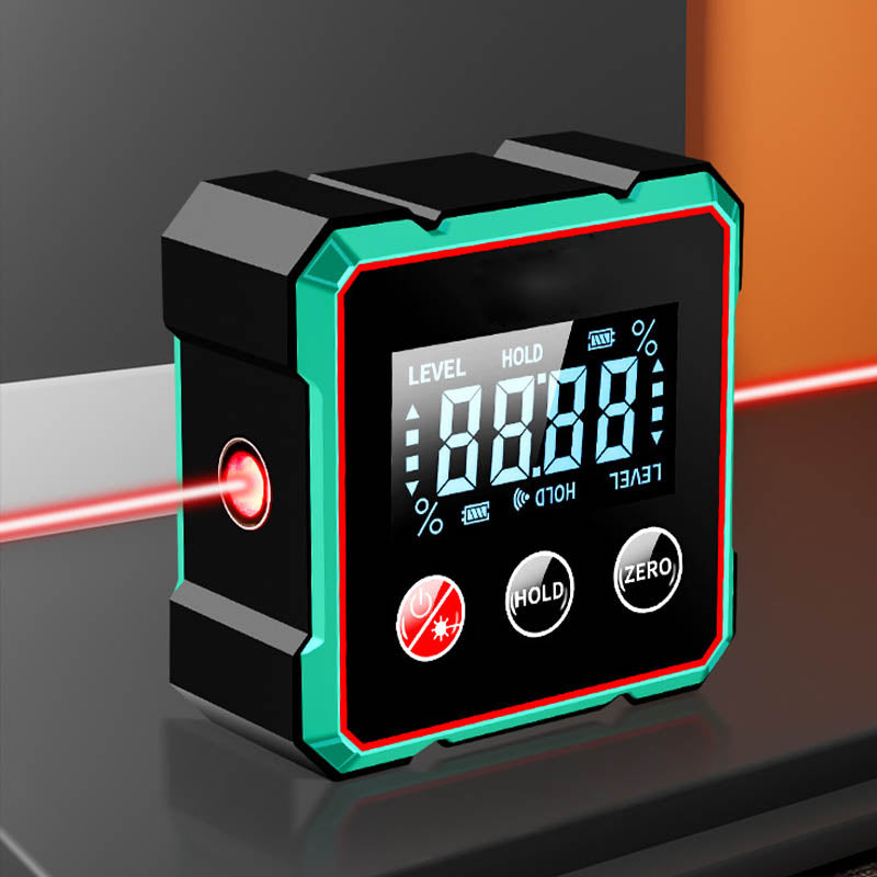 Digital Angle Finder With Magnetic Base And Electronic Laser Measurement