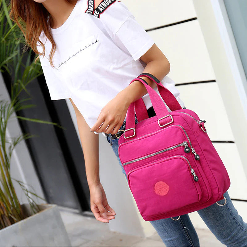 Multifunctional Shoulder Bag Waterproof Casual 3 In 1 Design