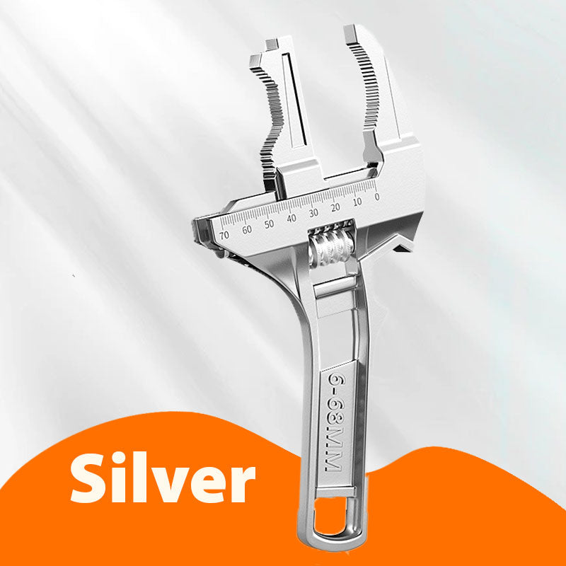Reversible Sink Wrench With Adjustable 6-68mm Jaw Opening Tool