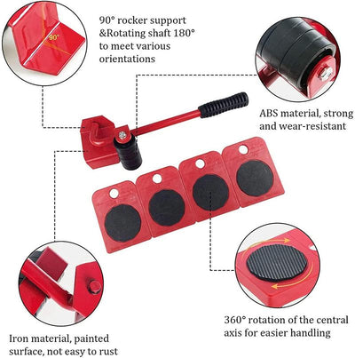 Furniture Mover Tool Set For Easy Home Furniture Lifting And Moving