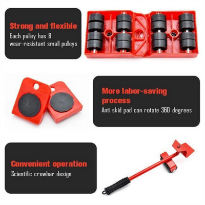 Furniture Mover Tool Set For Easy Home Furniture Lifting And Moving
