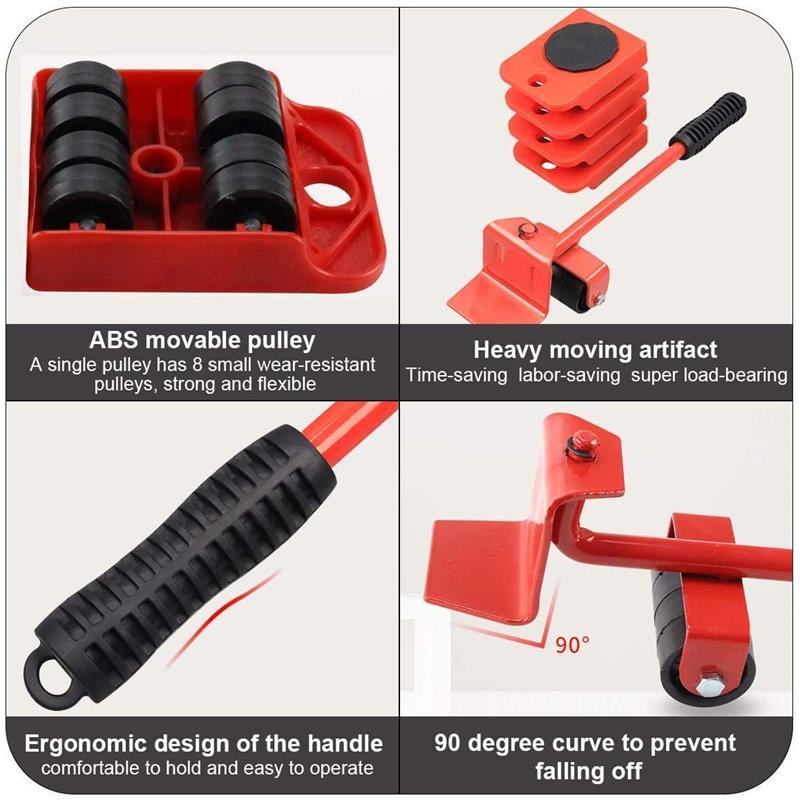Furniture Mover Tool Set For Easy Home Furniture Lifting And Moving