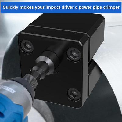 Impact Power Assisted Pipe Crimper For Efficient Pipe Joining Tasks