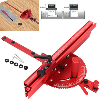 Precision Aluminum Miter Gauge For Accurate Woodworking Cuts