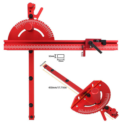 Precision Aluminum Miter Gauge For Accurate Woodworking Cuts