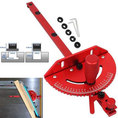 Precision Aluminum Miter Gauge For Accurate Woodworking Cuts