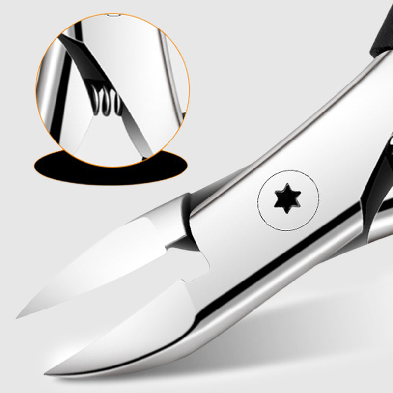Pro Angled Spring Nail Clipper Durable Precision Grooming Tool