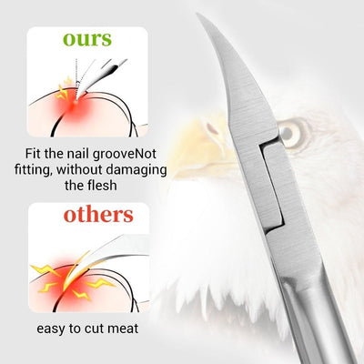 Pro Angled Spring Nail Clipper Durable Precision Grooming Tool