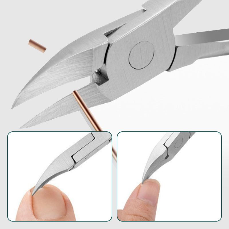 Pro Angled Spring Nail Clipper Durable Precision Grooming Tool