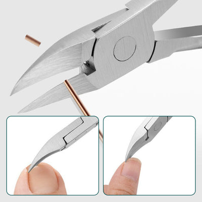 Pro Angled Spring Nail Clipper Durable Precision Grooming Tool