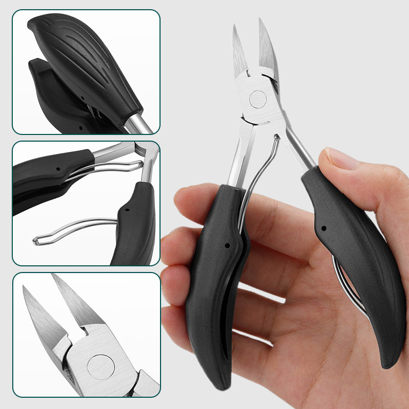 Pro Angled Spring Nail Clipper Durable Precision Grooming Tool