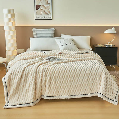 Flannel Blanket Warm Thick Cozy Soft Throw For All Seasons