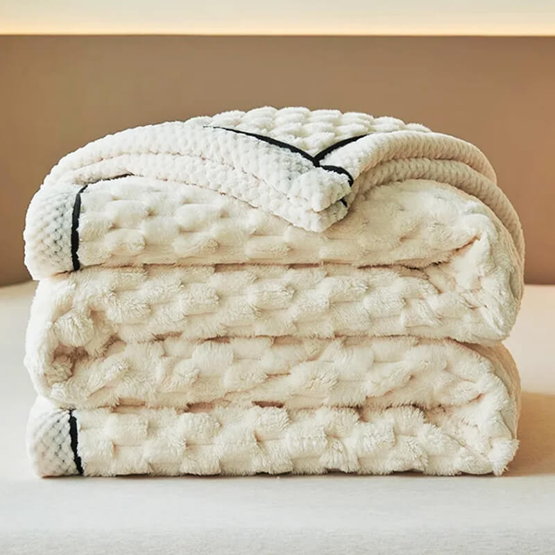 Flannel Blanket Warm Thick Cozy Soft Throw For All Seasons