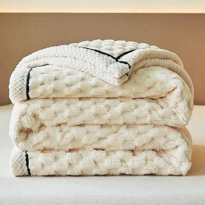 Flannel Blanket Warm Thick Cozy Soft Throw For All Seasons