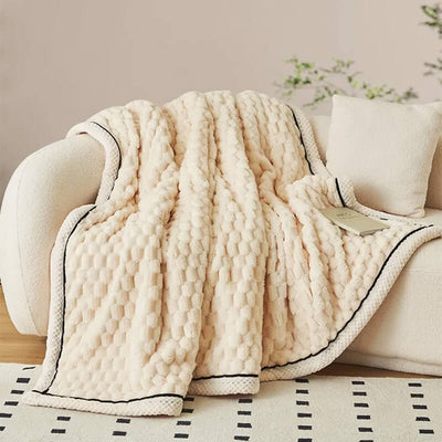 Flannel Blanket Warm Thick Cozy Soft Throw For All Seasons