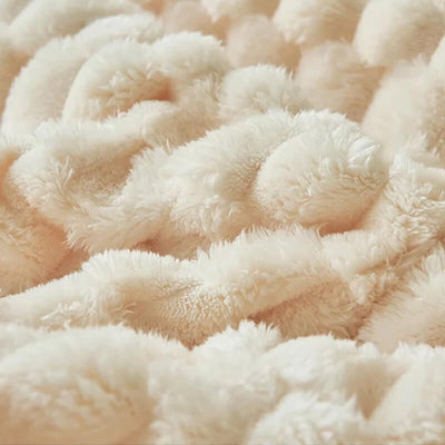 Flannel Blanket Warm Thick Cozy Soft Throw For All Seasons
