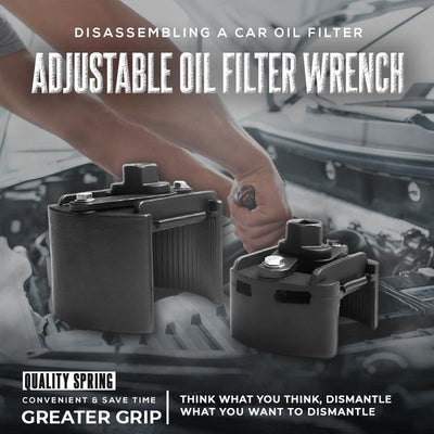 Adjustable Oil Filter Wrench Durable Tool For Easy Removal And Installation