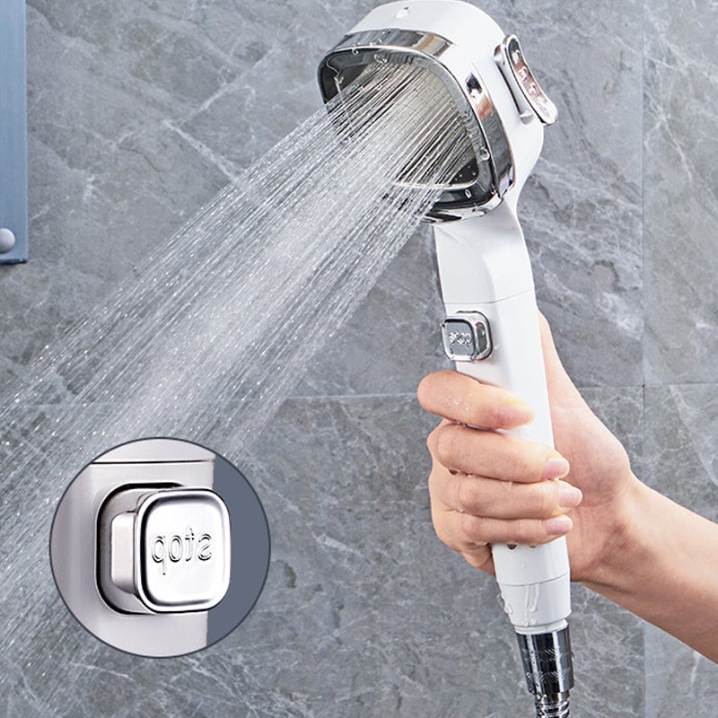 4-in-1 Pressurized Shower Head With Adjustable Spray Settings