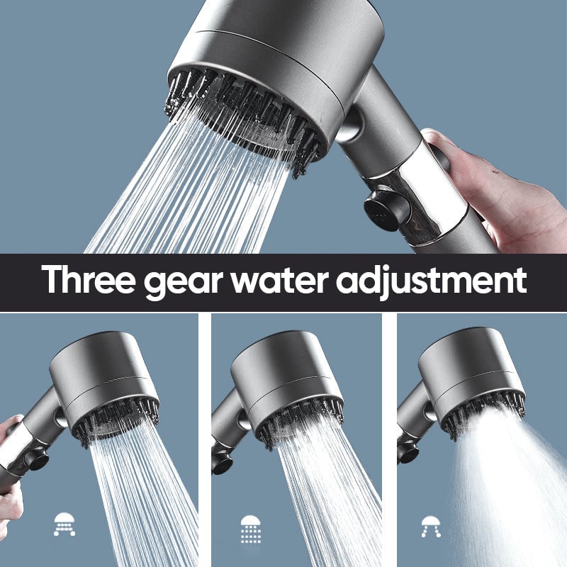 Multi-functional High Pressure Shower Head For Powerful Water Flow