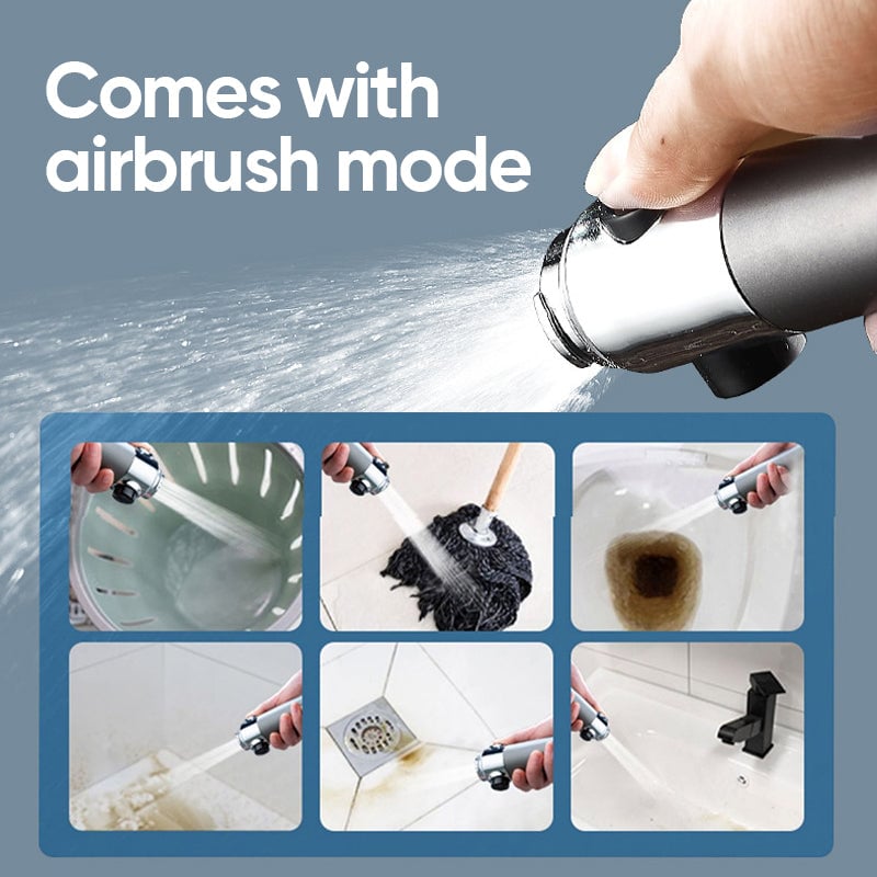 Multi-functional High Pressure Shower Head For Powerful Water Flow