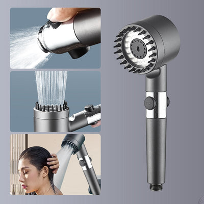 Multi-functional High Pressure Shower Head For Powerful Water Flow