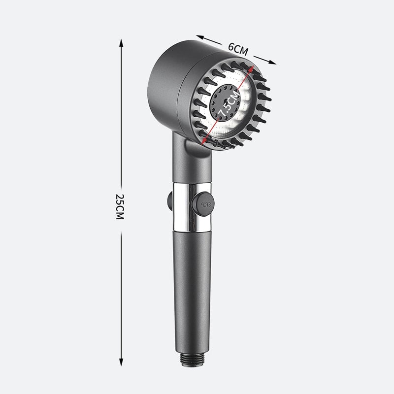 Multi-functional High Pressure Shower Head For Powerful Water Flow