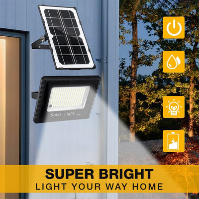 Pousbo Waterproof Solar-Powered Outdoor Lamp For Backyard Lighting