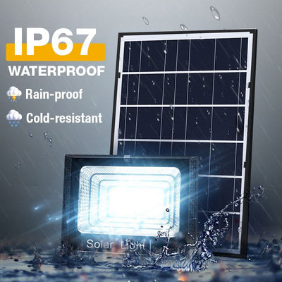 Pousbo Waterproof Solar-Powered Outdoor Lamp For Backyard Lighting