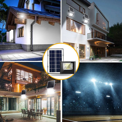 Pousbo Waterproof Solar-Powered Outdoor Lamp For Backyard Lighting