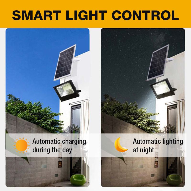 Pousbo Waterproof Solar-Powered Outdoor Lamp For Backyard Lighting